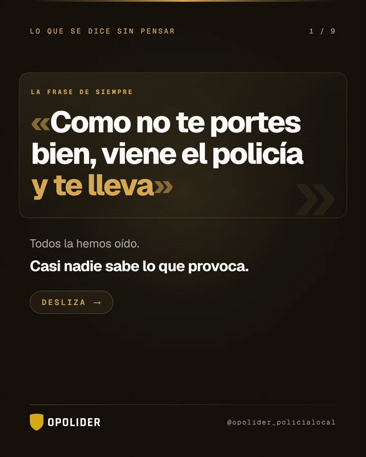 Si opositas a Policía Local, no estudias solo para sacar una plaza: estudias para ser la persona a la que lla…